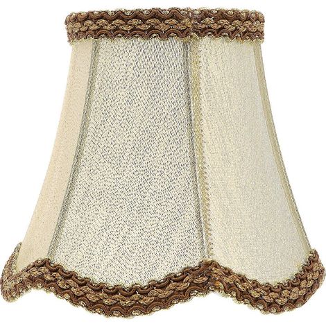 1 housse de lampe de table en tissu, abat-jour, décoration pour lampe de maison (abricot) (1/4)