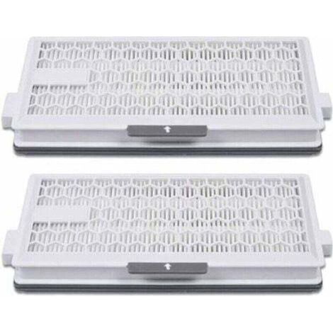 Lot de 2 filtres HEPA Airclean Plus 50 pour aspirateur Miele Complete C3 Powerline, S8340,Air Clean SF-HA 50 pour Complete C2 C3 Compact C1 C2-2,Lot de 2 pièces de rechange,de (1/4)