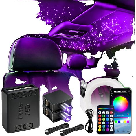 Kit Starlight, illuminazione RGBW, funzione telecomando, RGBW, 2 LED - 600 pezzi 2 m (1/2)