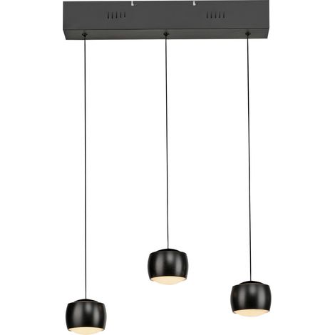 Just Light LED Pendelleuchte Ballini 3 Flammig 220 cm warmweiß