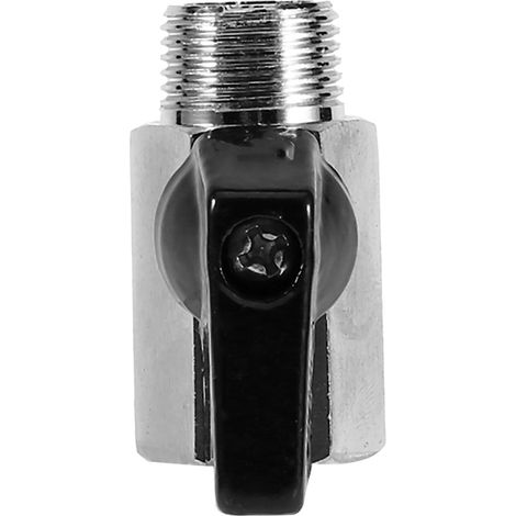 Robinet à boisseau sphérique en laiton 1/2" 3/8" 1/4" 1/8" BSP mâle x femelle, filetage pour compresseur d'air (1/4)