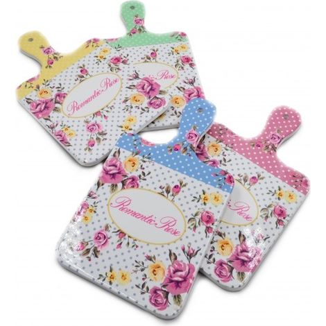 1 Mattonella Sottopentola Tagliere da Cucina 17 x 25 cm 4 Colori (1/2)