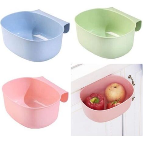 Poubelle à suspendre pour porte d'armoire, 3 pièces à langer, poubelle suspendue, poubelle de cuisine à suspendre, poubelle de cuisine, rangement des ordures (1/5)