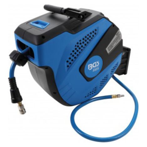 BGS 3323 Carrete de manguera de PVC 12 m para taller