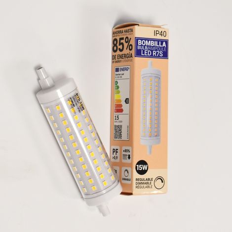Ampoule LED R7S régulable 118mm - 1700lm - 230V - 15W - Blanc Neutre