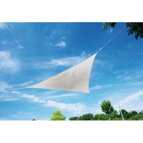 Doppler Sonnensegel "AluPro 360 x 360 x 360" Dreieck, 3,60 x 3,60 x 3,60 m, weiß, Bezug aus 100% Polyester, 1,9 kg Sonnensegel "AluPro 360 x 360 x 360" Dreieck, weiß, 360 x 360 x 360 cm (1/2)