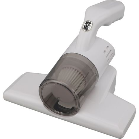 Aspirateur pour lit sans fil à main nettoyeur de matelas lumière ultraviolette anti-acariens pour oreillers, draps, canapés et peluches blanc (1/5)