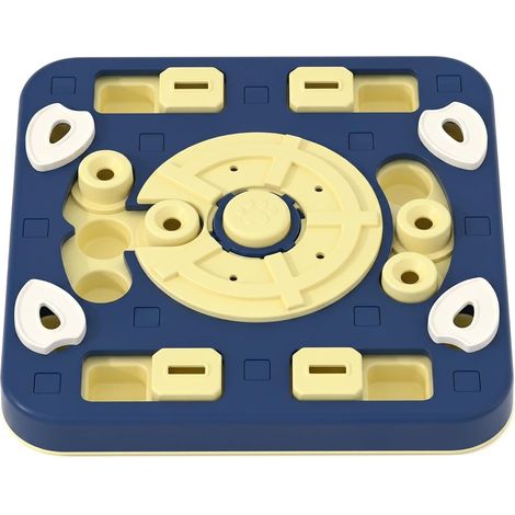 Dispensador interactivo de comida para perros, comedero de alimentación lenta, enriquecimiento ambiental con premios para cachorros.