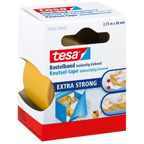 Tesa Nastro Adesivo Biadesivo Trasparente 38 mm x 2,75 m