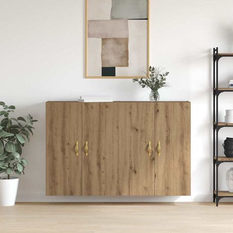 Wall Mounted Cabinets 2 pcs Artisan oak 69.5 x 34 x 90 cm vidaXL (1/5)