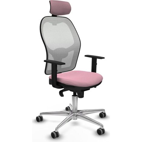 Piqueras y Crespo 1D086G2 Chaise de bureau rose confortable (1/3)