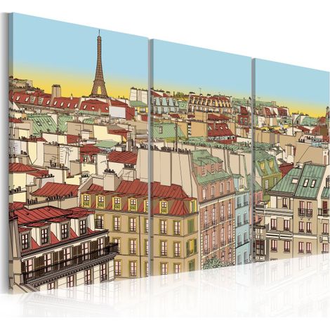 Tableau Imprimé "Douce Paris" 40 x 60 cm (1/2)