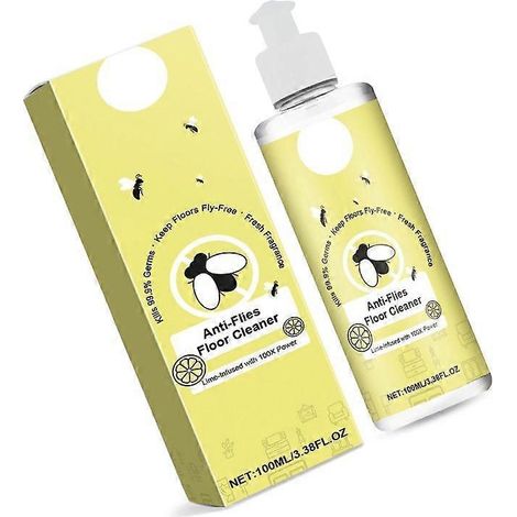 100ml liquide d'entretien pour sols, lutte anti-mouches, propreté impeccable, élimination insectes, nettoyant sol efficace, contrôle infestation, surface sans taches. (1/4)
