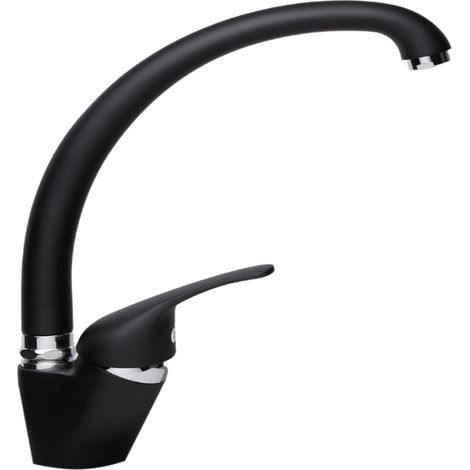 Miscelatore Lavello canna conica Porta &amp Bini Colore a scelta Nero Opaco