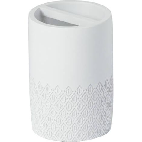 Showerdrape Chantilly White Toothbrush Holder (1/3)