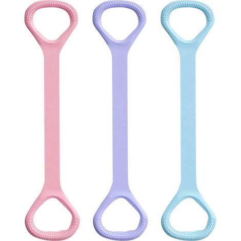 Bandas de resistencia para fitness, ideales para entrenamientos, ejercicios de brazos y espalda, yoga, pilates, estiramientos y flexibilidad (paquete de 3).