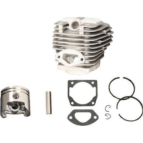 Ensemble cylindre, chemise de cylindre, segment de piston, carter, pièces de tronçonneuse 52cc 2 temps ( ) (1/2)