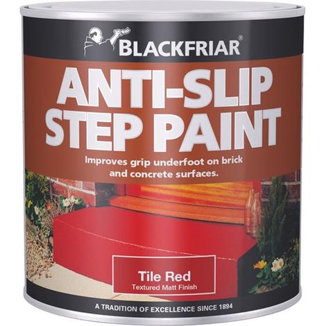 Blackfriar BF0310001E1 Slip Resist Step Paint Tile Red 500ml BKF5142
