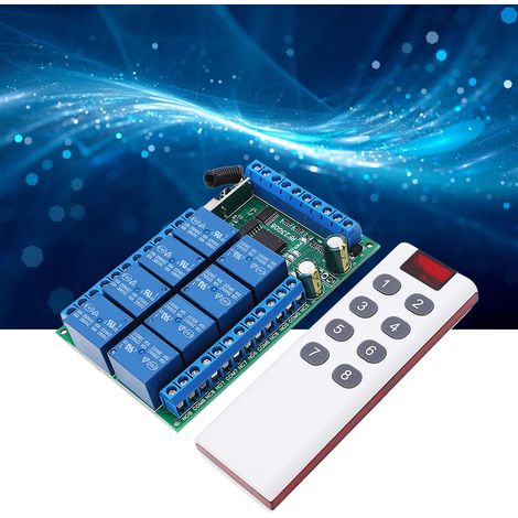 Kit de télécommande sans fil multifonction 8 canaux EV1527 433,92 MHz 5 V (1/5)