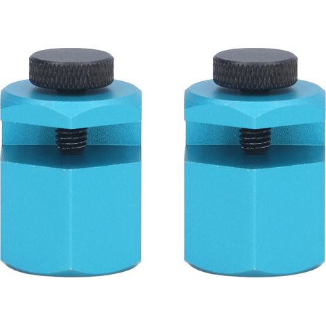 Gabarit de fixation pour équerre de charpentier en alliage d'aluminium, gabarit de marche facile à manipuler pour traçage, bleu (1/5)