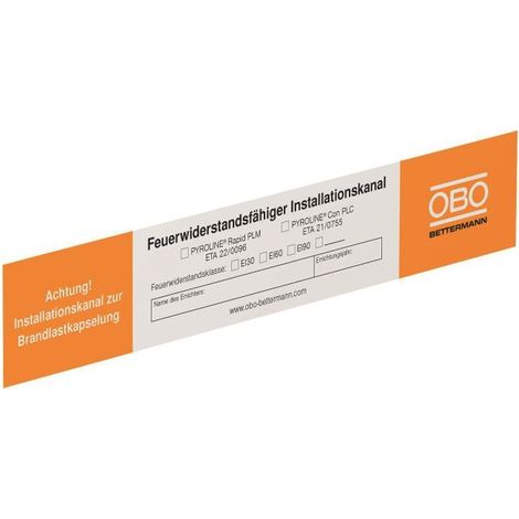 OBO Bettermann Kennzeichnungsschild Rapid PLM Kana 7214740 10 Stk (1/2)