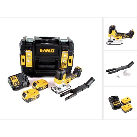 DeWalt DCS 335 P2 Akku Stichsäge 18V + 2x Akkus 5,0 Ah + 1x Schnellladegerät in TSTAK