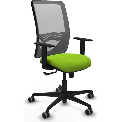 Chaise piqueras y crespo Zulema gris maille cuir synthétique (1/2)
