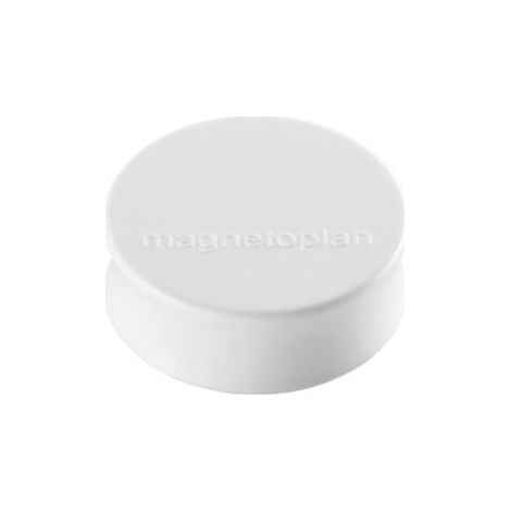 magnetoplan Magnet (Ø x H) 34 mm x 12.5 mm rund Weiß 10 St. 1665000 (1/5)