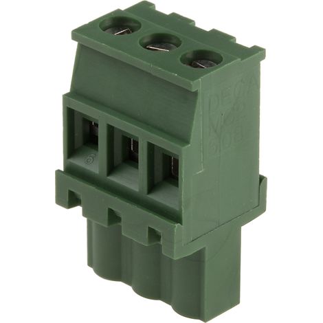 Bornier pour circuit imprimé RS PRO 3 contacts 1 rangée(s) pas de 5.08mm ( Prix pour 1 ) (1/2)