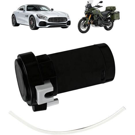 Pompe À Air Car Horn, 12 V Air Pump, 130 Db Kit De Klaxon Pour Pompe À Air Avec Tuyau De Raccordement, Pompes À Air De Voiture Universel Pour Camions, Bateaux, Motos, Train, Noir (1/5)