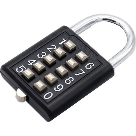 Gym Door Lock Mechanism with Combination Lock for 5 Fixed Lockers