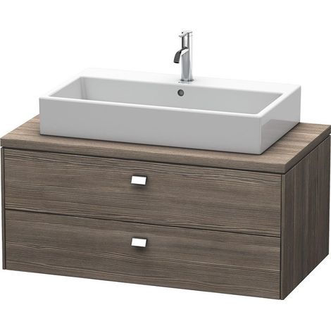 BRIOSO consolle bassa con maniglia cromata 442x1020x550mm abete