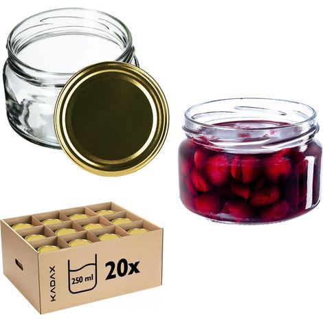 KADAX Glas Klara 250ml fi82 TO-250/1 Paket 20 Stück (1/5)