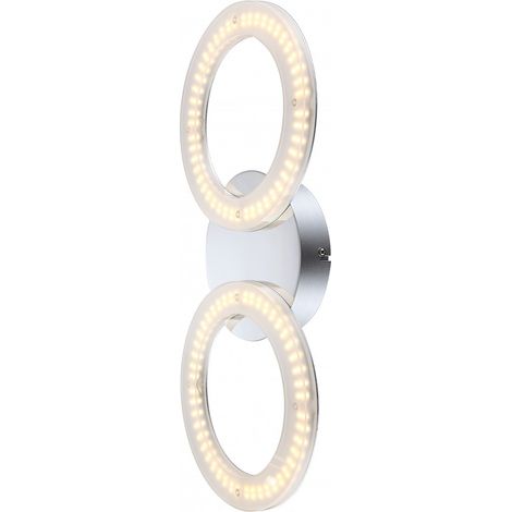 Elegante 20W LED Wand Leuchte Lampe Schlafzimmer Chrom Acryl Globo MARLENE 41107-2W