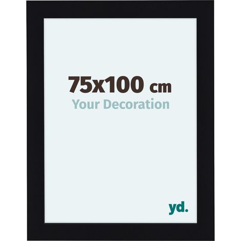 yd. - Cadre photo 75x100 - Noir Brillant - MDF - Como (1/5)