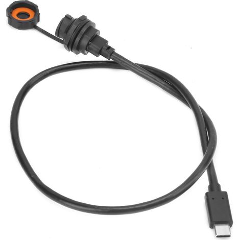 Connecteur USB étanche IP68 TYPEC femelle mâle avec prise de câble E10TPC-BF-F/TPC-AM (0,3 mètre) (1/5)