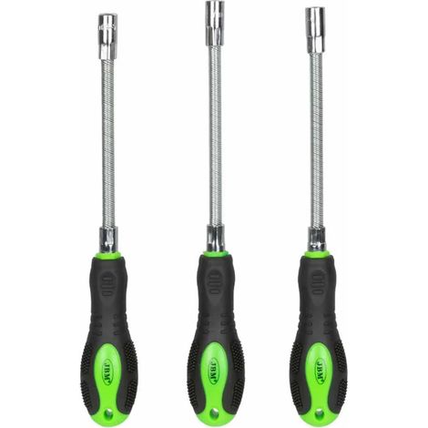Cacciavite JBM flessibile set 3 pezzi impugnature ergonomiche resistenti