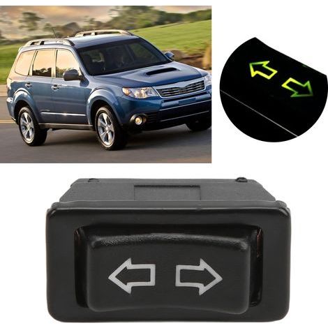 Interrupteur de Vitre 4 PCS Commutateur 5 Bornes pour Levage de Fenêtre Automobile avec Indicateur Lumineux Vert 12V 24V (1/5)