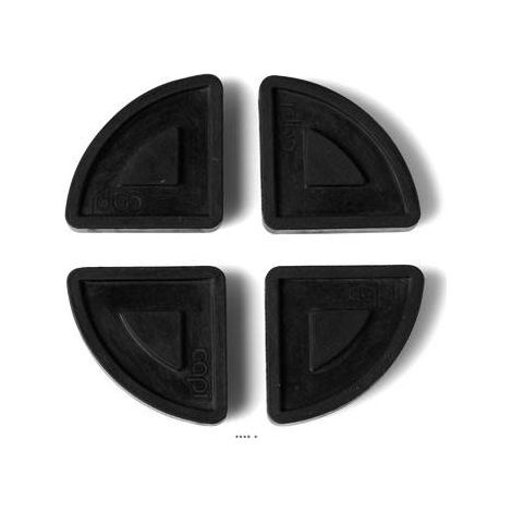Cales pour pots extérieurs - dimhaut: H 44 cm - couleur: Noir