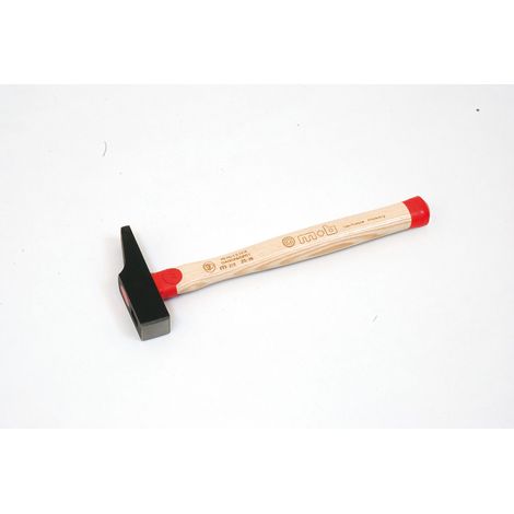 Marteau de menuisier tête acier C45E, table plate et panne mince, manche HICHORY bois dur , dimensions 9,1 × 2 cm