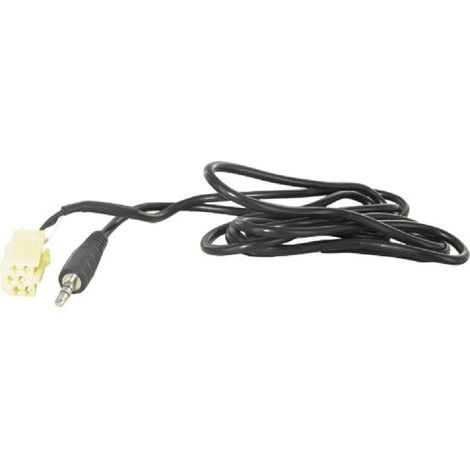 Cable adaptateur AUX Mini ISOJack 3.5 compatible avec Alfa Fiat Lancia ap07