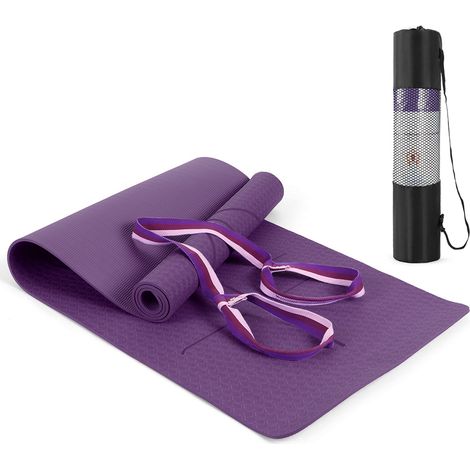Tapis de yoga en TPE de 6 mm (1/4 pouce)