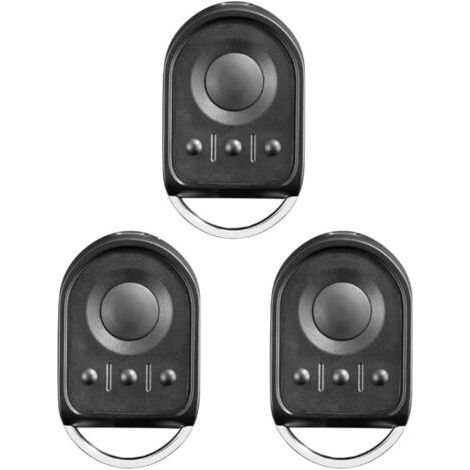 Pair Lot de 3 télécommandes de rechange pour ouvre-porte de garage 433,42 MHz 4 canaux compatibles avec 1841064 (1/5)