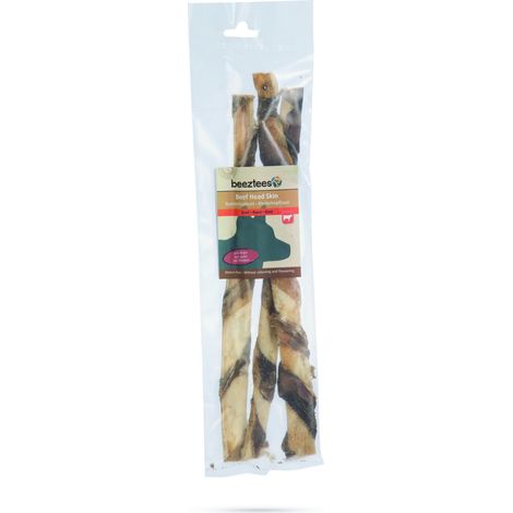 Beeztees Hundesnack Rinderkopfhaut mit Pansen 3 x 30 g
