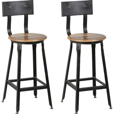 INDUS - Lot de 2 Chaises Snack H65 (1/4)