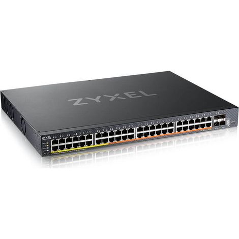 Zyxel Switch Gestito XMG2230-52HP L2/L3 48 Porte 2.5G PoE 4x SFP 10G 1U Nero (1/3)