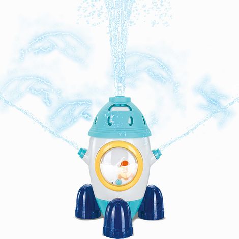 Arroseur extérieur pour enfants avec tube oscillant, jouet d'éclaboussure rotatif pour jardin, pelouse d'été, jeu d'eau cadeau pour garçons et filles (1/5)