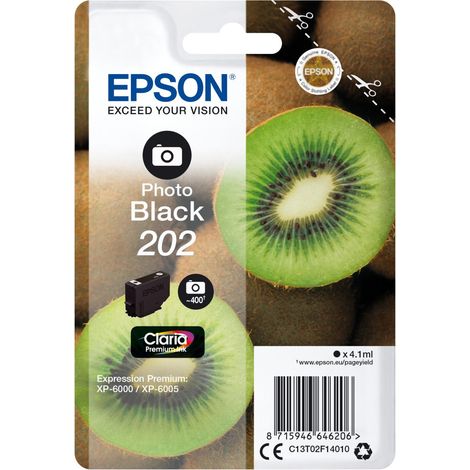 Epson Kiwi 202 Druckerpatrone 1 Stück(e) Original Standardertrag Foto schwarz