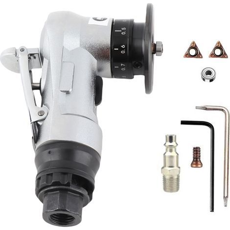 Pneumatische Anfasmaschine, Anfaswerkzeug für Schreiner, tragbares Schleifwerkzeug für Metalle, Holz und Acryl, Entgrat-, Fasen- und Einstellmaschine (1/5)