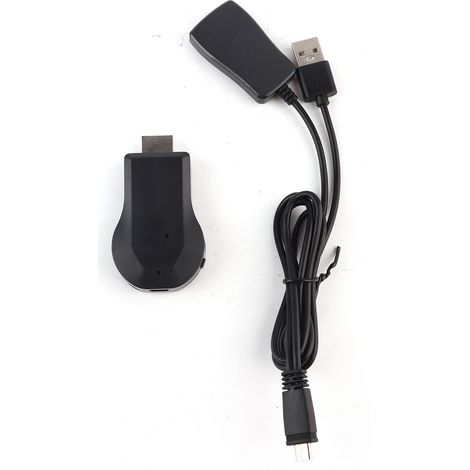 Adaptateur WiFi HDMI sans fil pour TV, Compatible AirPlay Miracast DLNA, Récepteur de diffusion